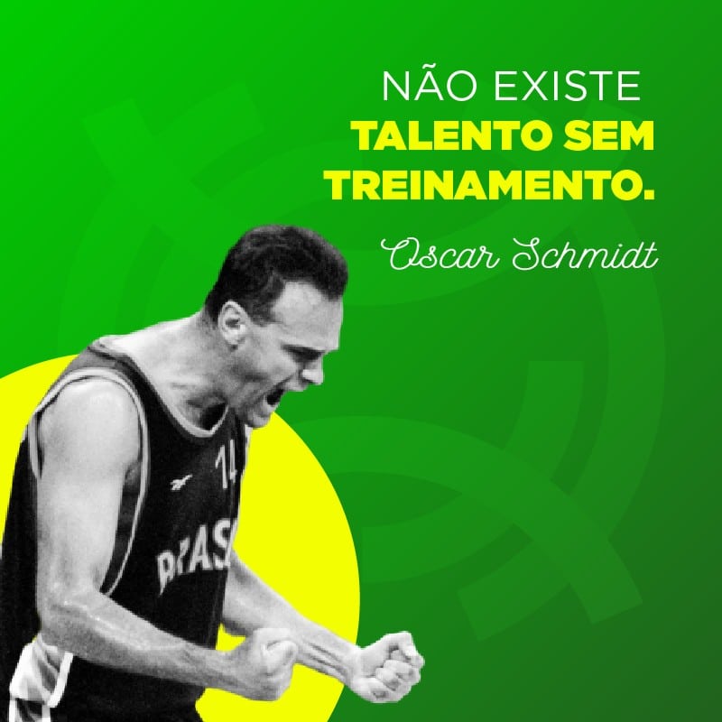 Frase de basquete de Oscar Schmidt