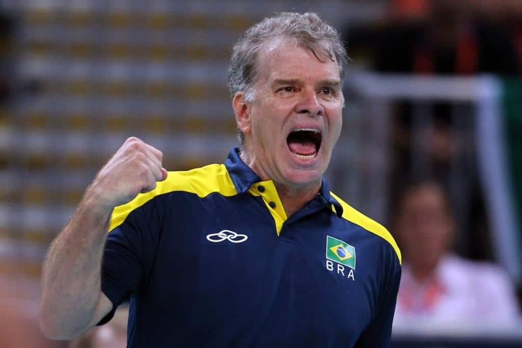 Bernardinho técnico da seleção brasileira de vôlei