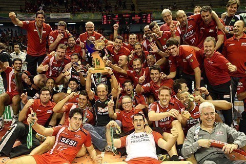 Sesi campe&atilde;o da Superliga Masculina 2010-2011