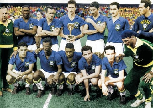 Camisa da Seleção Brasileira na Copa do Mundo de 1958