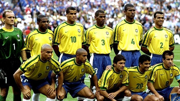Camisa da Seleção Brasileira na Copa do Mundo de 1998