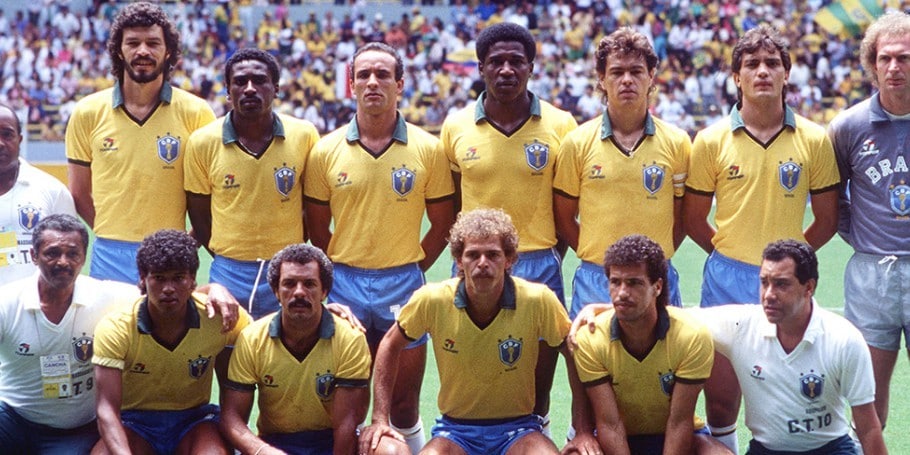 Camisa da Seleção Brasileira em 1986