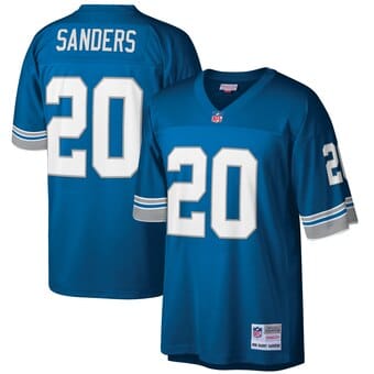 Camisa retrô do Detroit Lions Barry Sanders