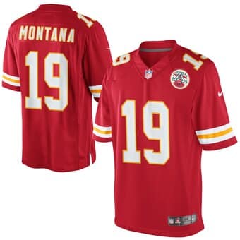 Camisa Kansas City Chiefs Retrô Joe Montana