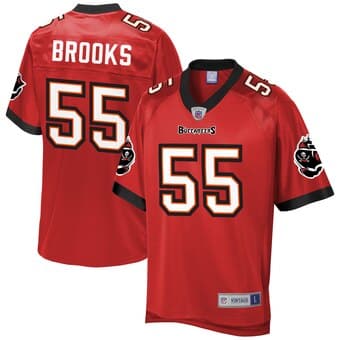 Camisa retrô Tampa Bay Buccaneers Derrick Brooks