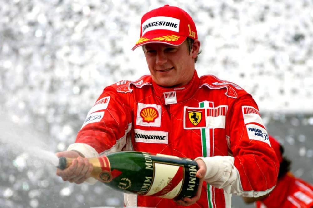 Kimi Raikkonen maiores pilotos da história da Ferrari