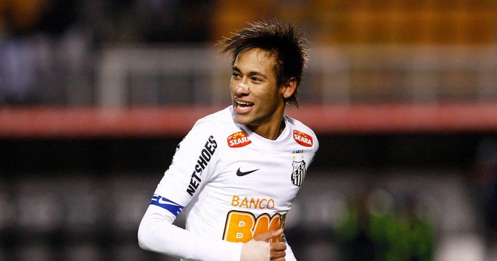 Neymar, ídolo do Santos