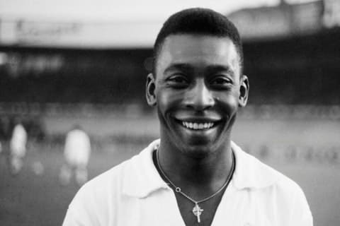 Pelé, maior ídolo do Santos