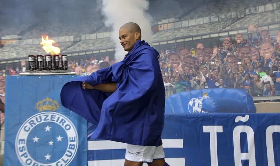 Alex, ídolo do Cruzeiro
