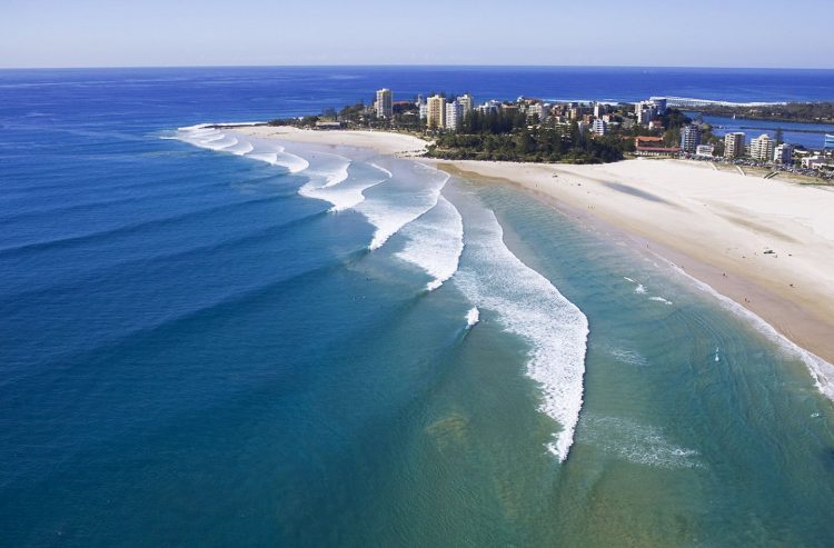 A Gold Coast é um dos melhores picos de surf do mundo