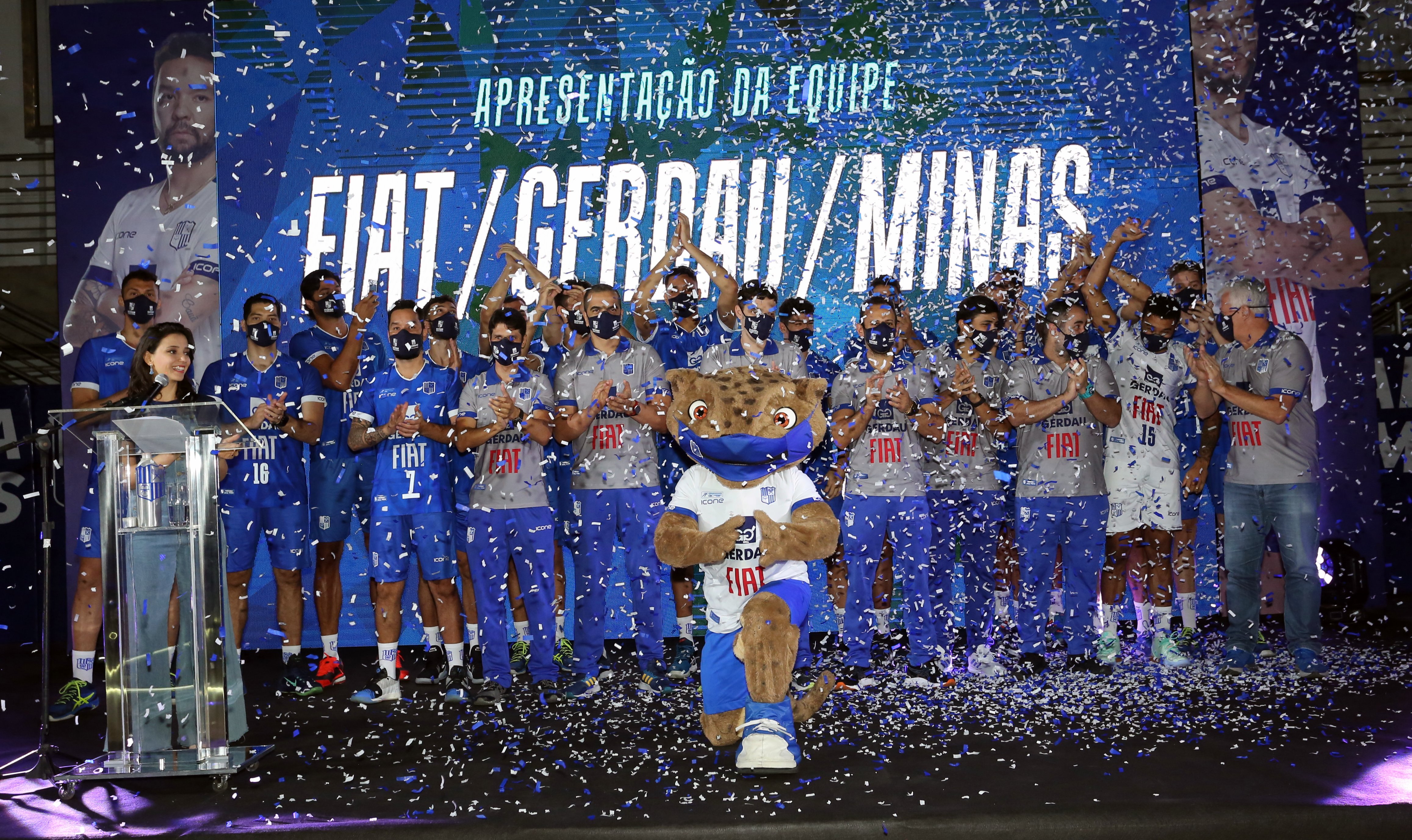 Fiat/Gerdau/Minas apresenta elenco da temporada 2021/22