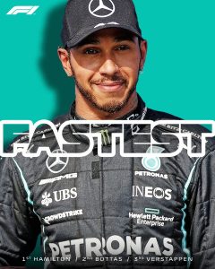 Hamilton é o mais rápido, mas Bottas pega a pole position no GP da Turquia