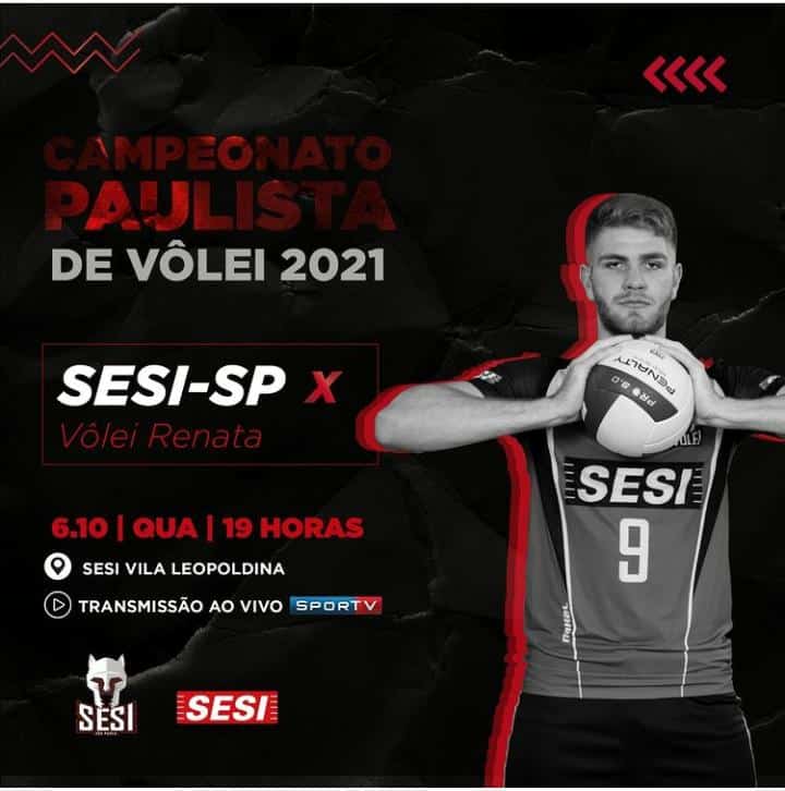 Sesi e Vôlei Renata se enfrentam pelas semifinais do Campeonato Paulista
