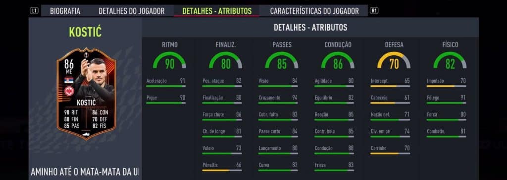 FIFA 22 recebe sua primeira atualização e jogador do evento Road To The Knockouts