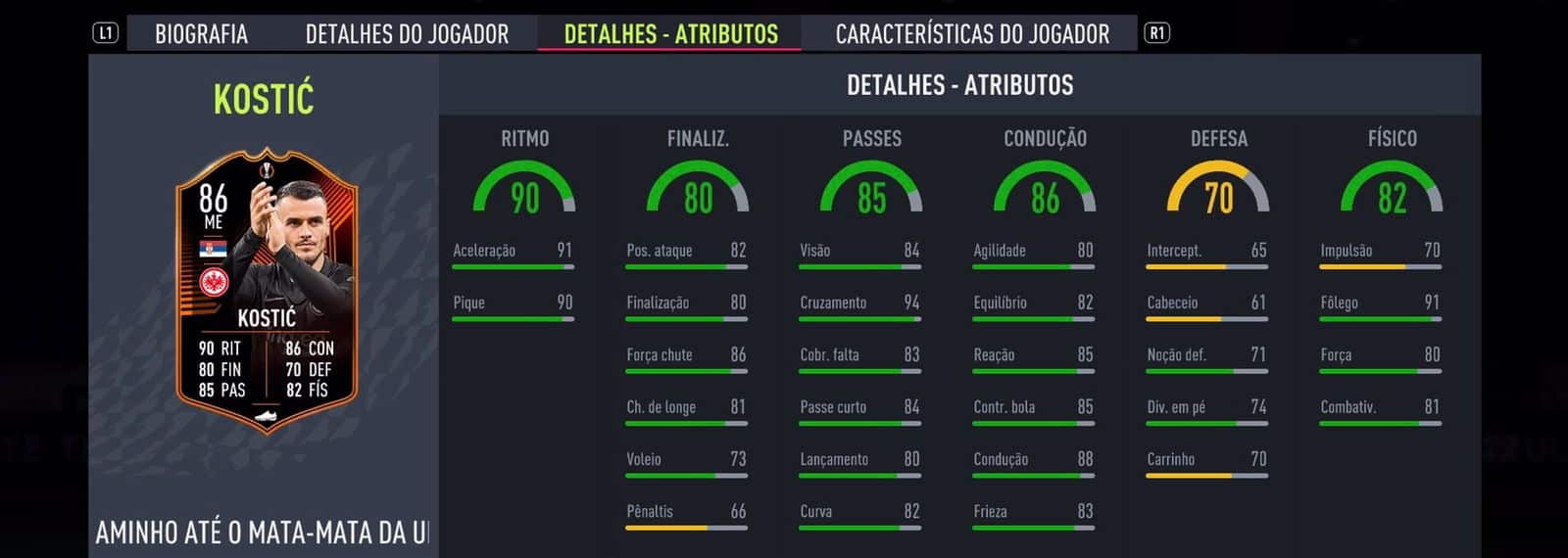 FIFA 22 recebe sua primeira atualização e jogador do evento Road To The Knockouts