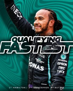 Lewis Hamilton conquista a pole para a corrida sprint