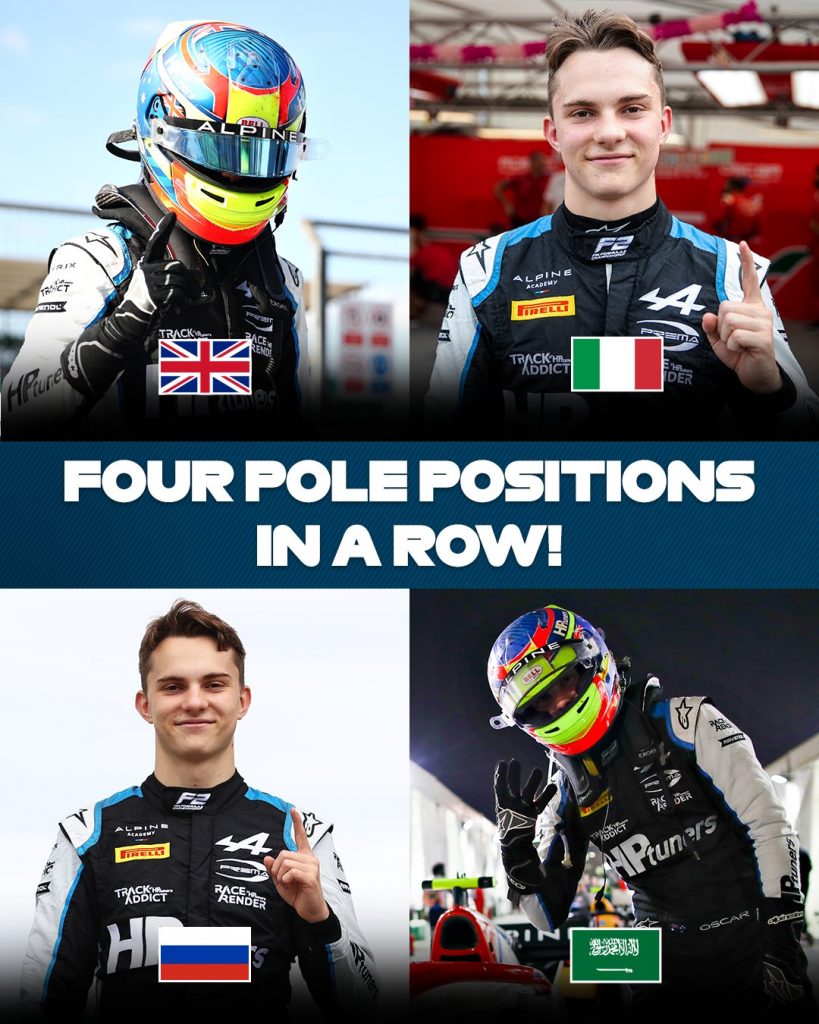 Pole Position: Piastri é o mais rápido na classificação da F2