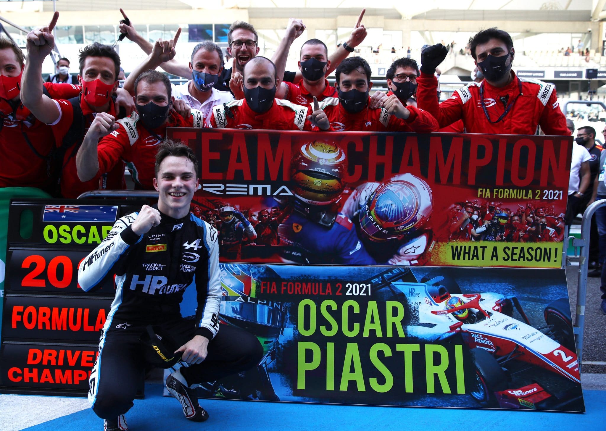 Oscar Piastri fatura o título da Fórmula 2 na Corrida 1 no GP de Abu Dhabi