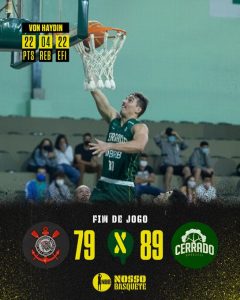 Corinthians x Cerrado Basquete como aconteceu – Resultado, destaques e reação