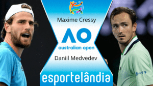 Maxime Cressy x Daniil Medvedev – Dica, palpite e prognóstico – 23/01