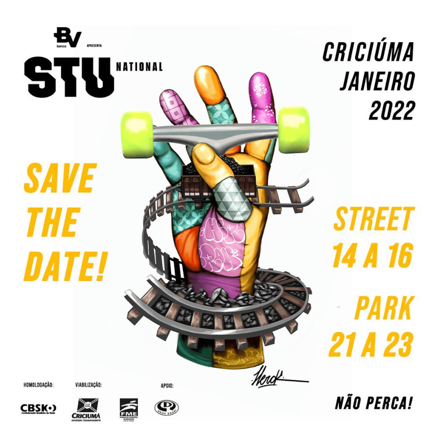 Resumão do skate: Criciúma-SC recebe etapa da modalidade park do STU National