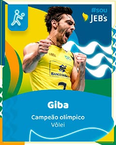 GIBA BRILHOU COMO EMBAIXADOR DOS JEBS 2021