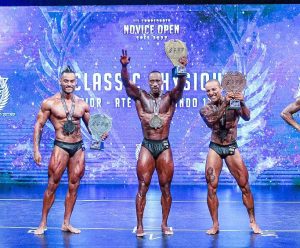 Contra 16 atletas, Thiago do Nascimento é campeão do Classic Physique Sênior até 1,78 cm