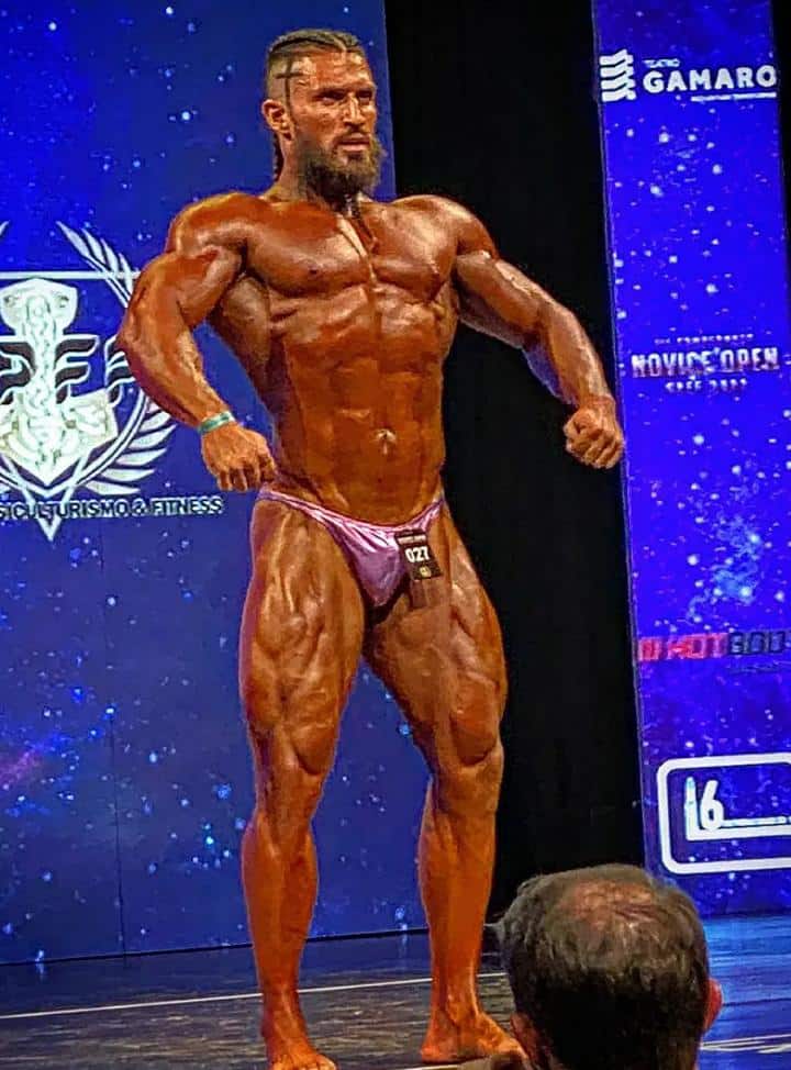 "Nino" Mota é campeão da Bodybuilder até 100 kg e conquista o público com visual diferenciado