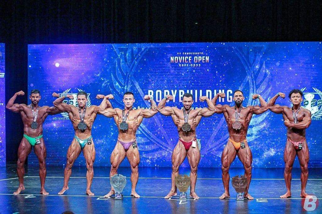 Diego Camilo ganha top 1 na Bodybuilder e na Classic do Novice Open