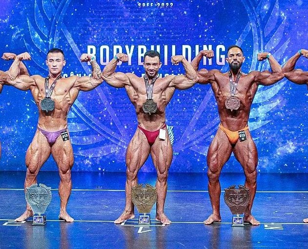 Diego Camilo ganha top 1 na Bodybuilder e na Classic do Novice Open