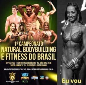 Gisele dos Santos quer provar que consegue se superar no 1°  Campeonato Natural Bodybuilding