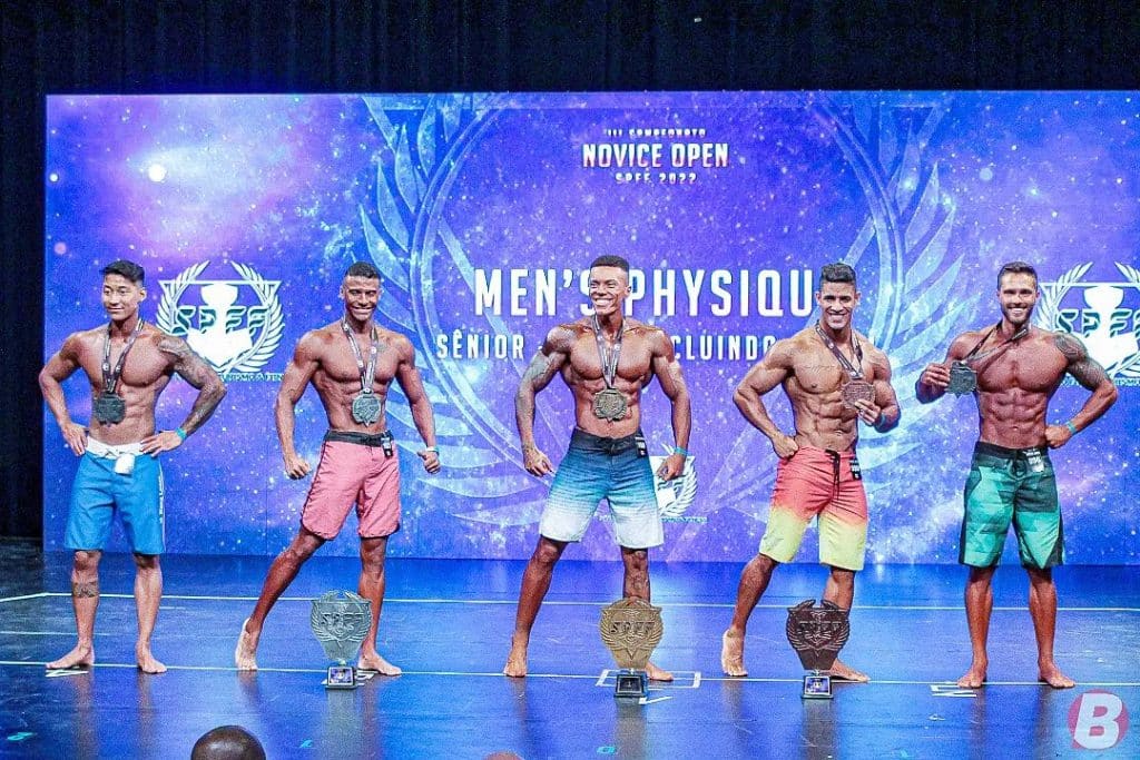 Diogo Monteiro é campeão da Men’s Physique Sênior no Novice Open 2022