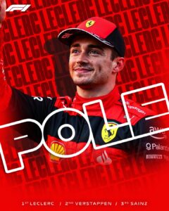 Leclerc erra no início do Q3, mas se recupera e é Pole no GP da Espanha