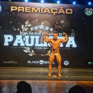 Nino Mota conquista Top 1 Bodybuilder no Paulista 2022