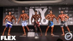 Categoria Men’s Physique New York Pro 2022 – Top 10 completo