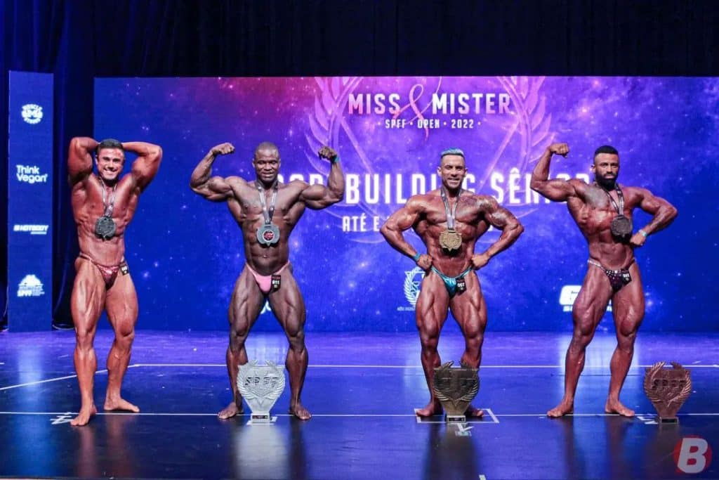 Bodybuilder até 100kg Miss e Mister 2022 – Classificação completa