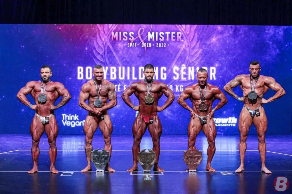 Bodybuilder 90kg Miss e Mister 2022 – Classificação completa