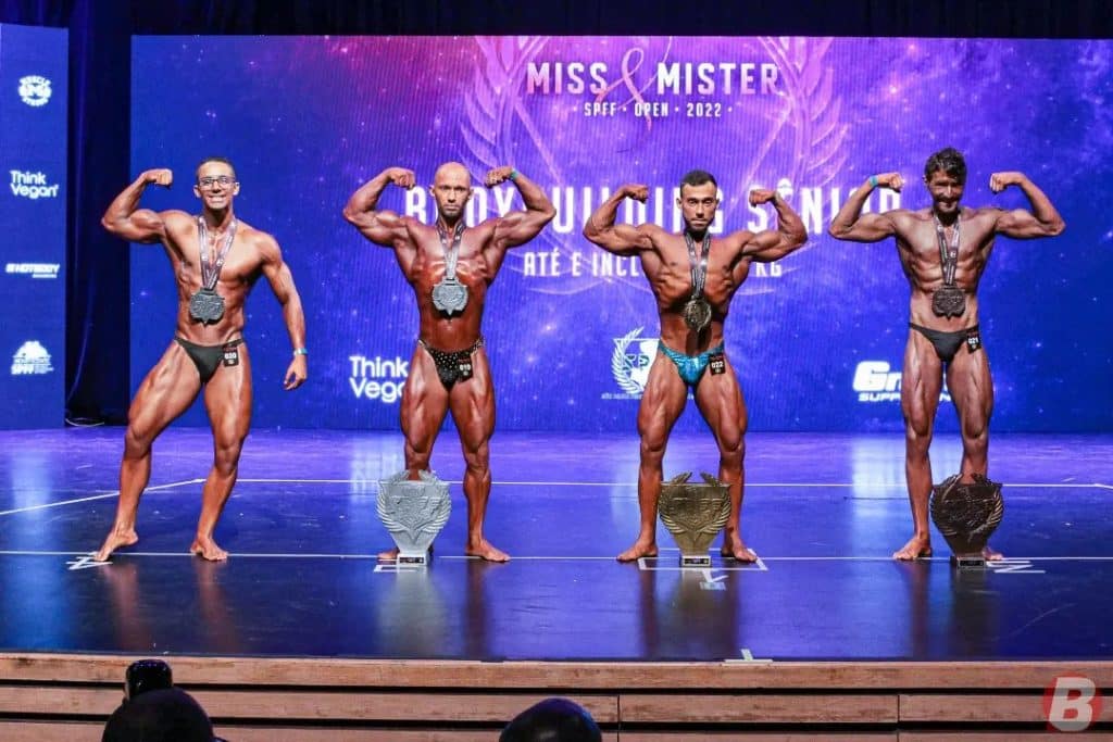 Bodybuilder 70 kg Miss e Mister 2022 – Confira a classificação final