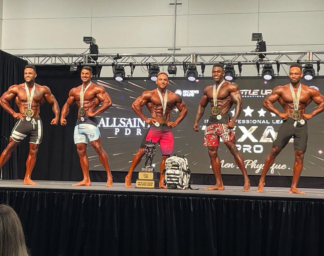Categoria Men’s Physique Texas Pro 2022 – Classificação final