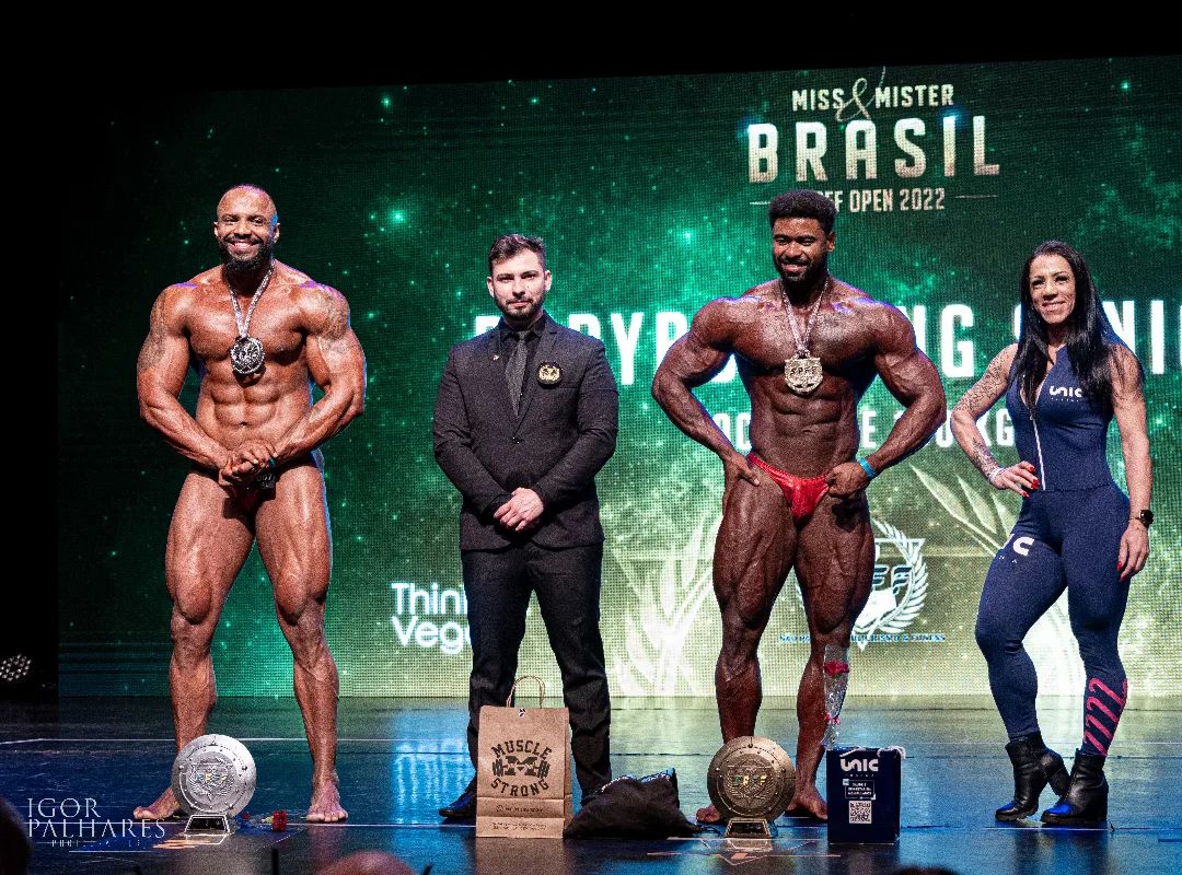 Bodybuilder mais de 100kg Miss e Mister Brasil 2022 – Classificação oficial