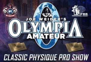 Classic Physique Pro Mister Olympia Amador 2022 – O show mais esperado de setembro