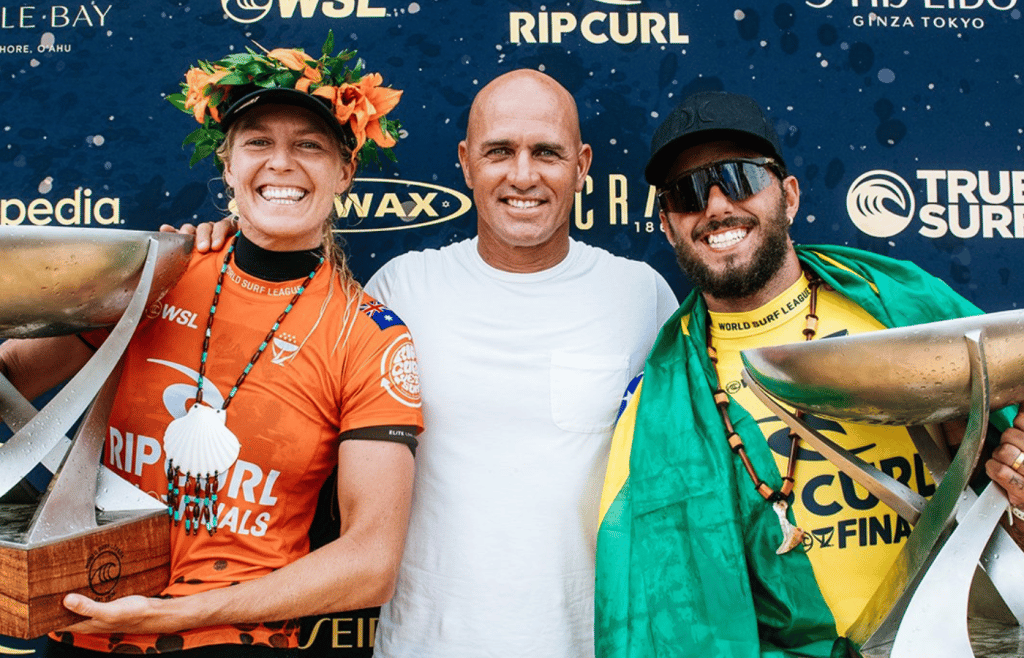 Filipe Toledo exalta Kelly Slater e enaltece apoio na etapa de Saquarema