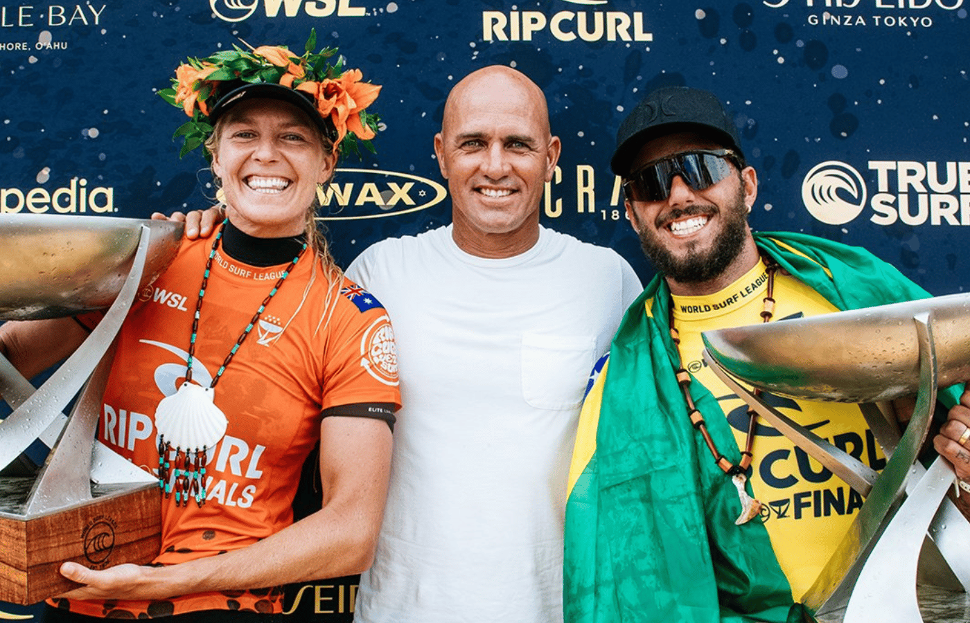 Filipe Toledo exalta Kelly Slater e enaltece apoio na etapa de Saquarema