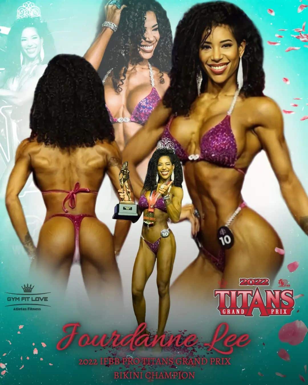 Bikini Titans Grand Prix 2022 – Jourdanne Lee conquista top 1