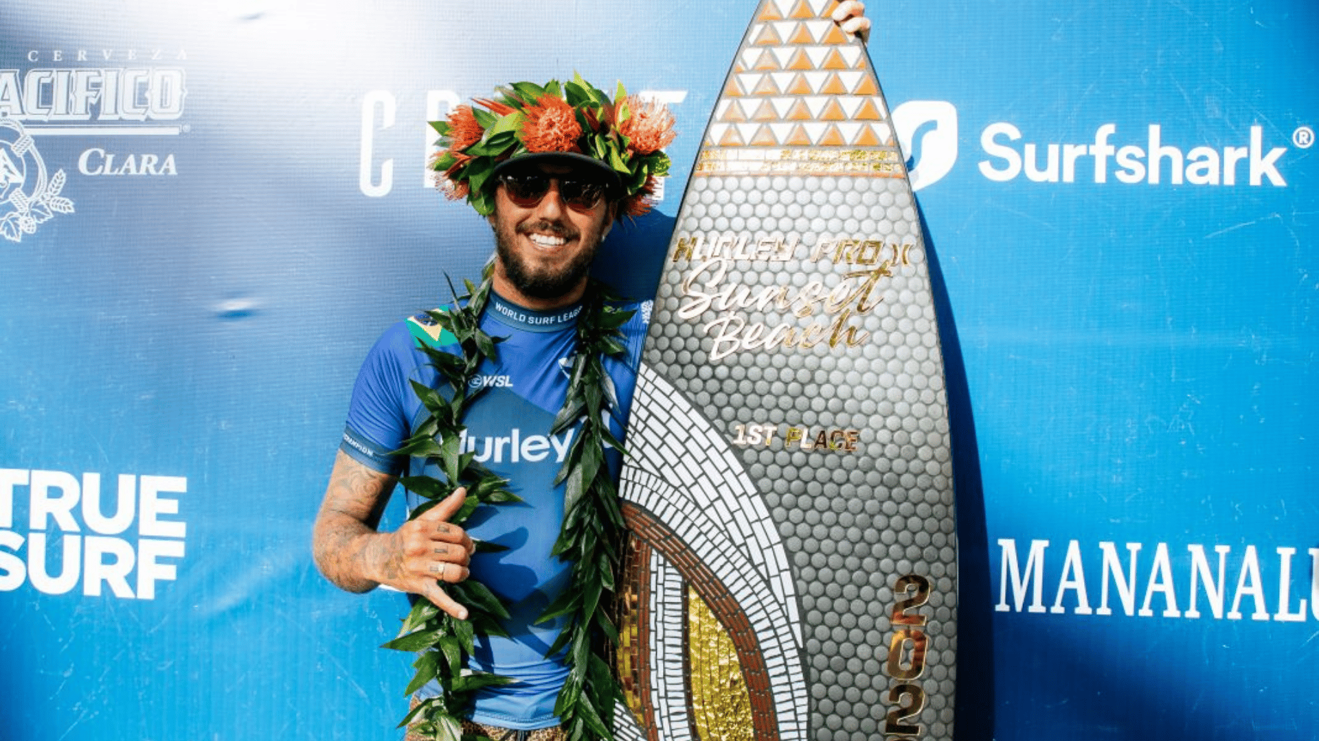 Após final épica Filipe Toledo é campeão em Sunset