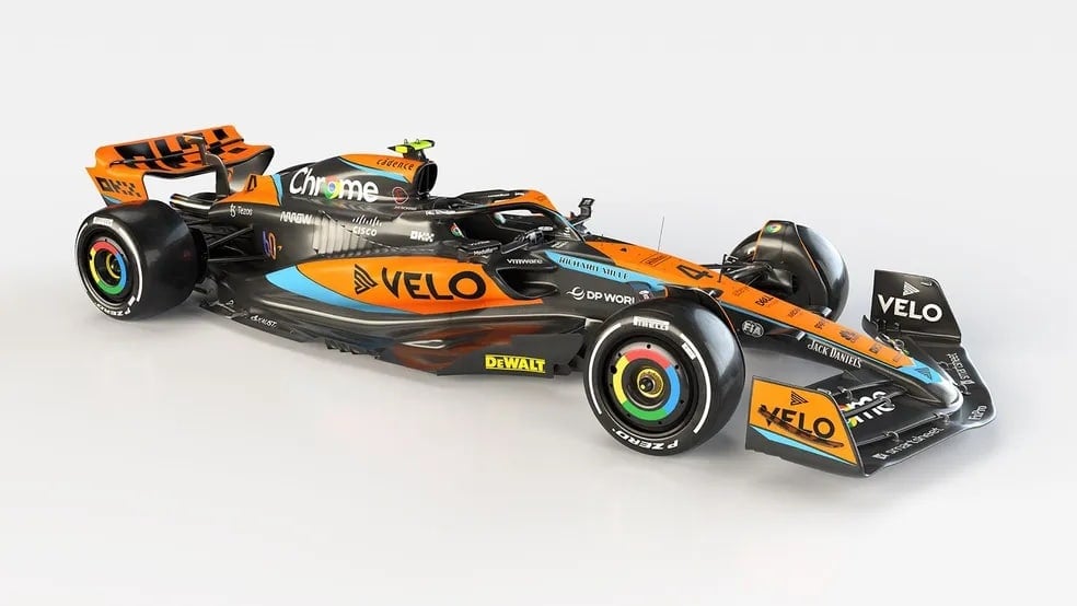 McLaren apresenta o MCL60, seu carro para a Fórmula 1 2023