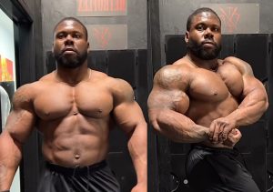 Keone Pearson mostra físico pela primeira vez após Olympia