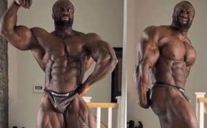 Físico do Samson Dauda é mostrado para o Arnold Classic Ohio 2023