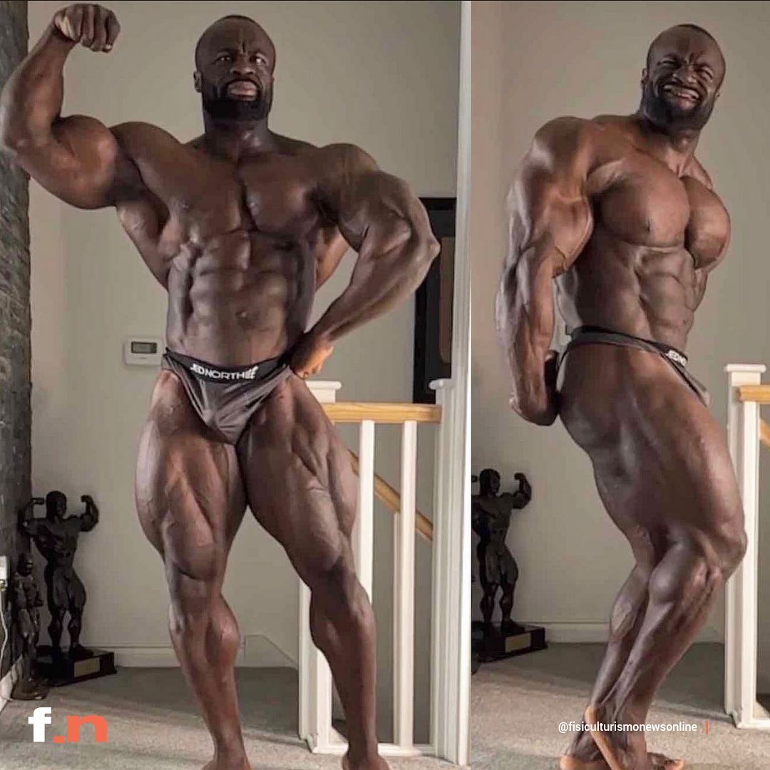 Físico do Samson Dauda é mostrado para o Arnold Classic Ohio 2023