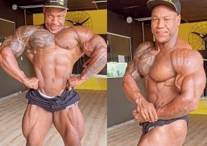 Carlos André mostra shape grande para o Arnold Brasil